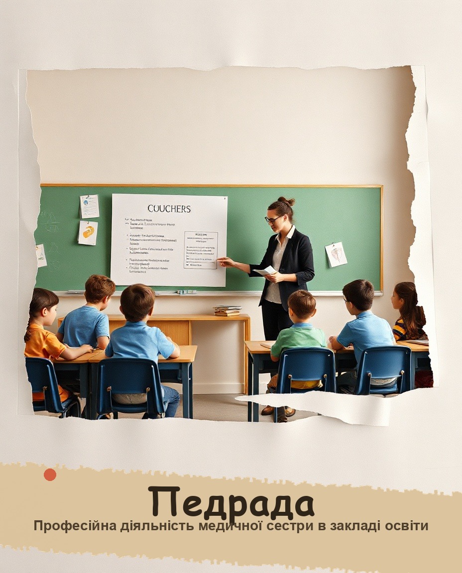 Професійна діяльність медичної сестри в закладі освіти