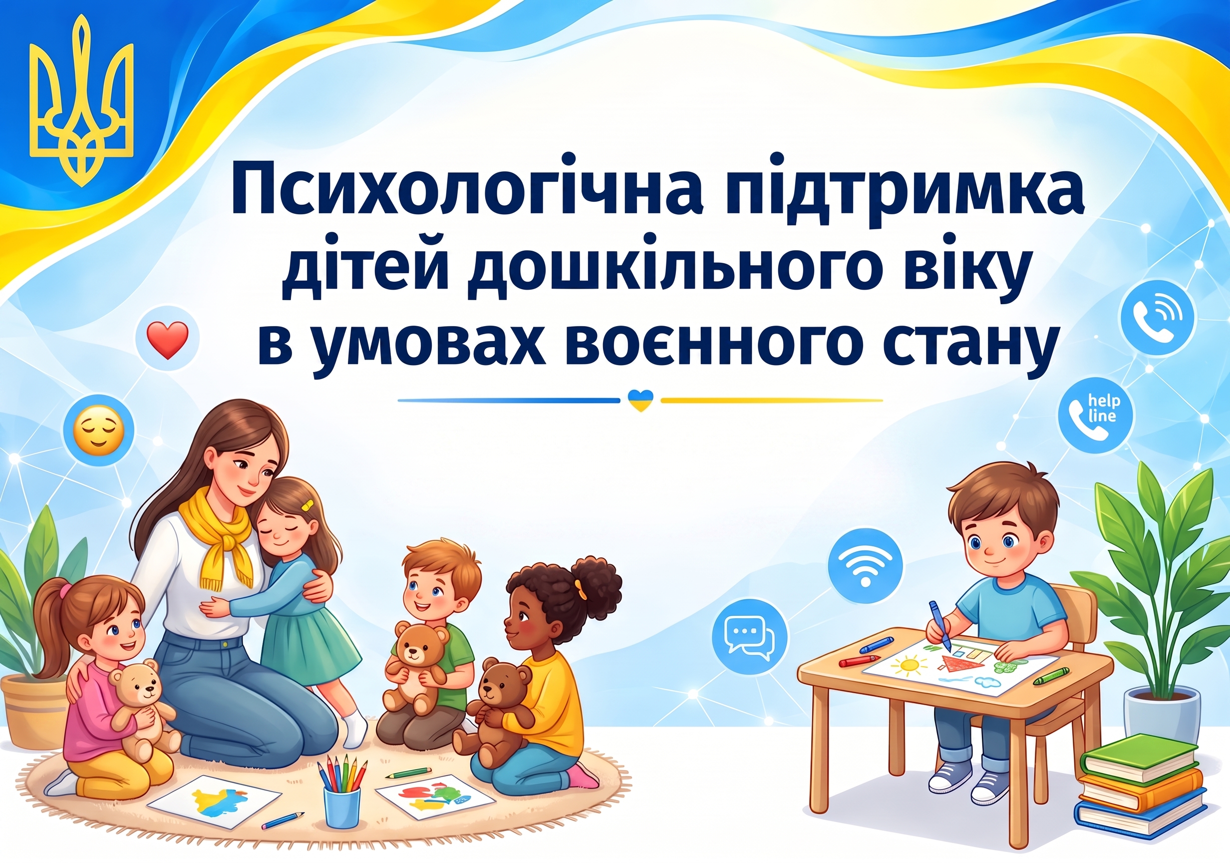 Психологічна підтримка дітей дошкільного віку в умовах воєнного стану