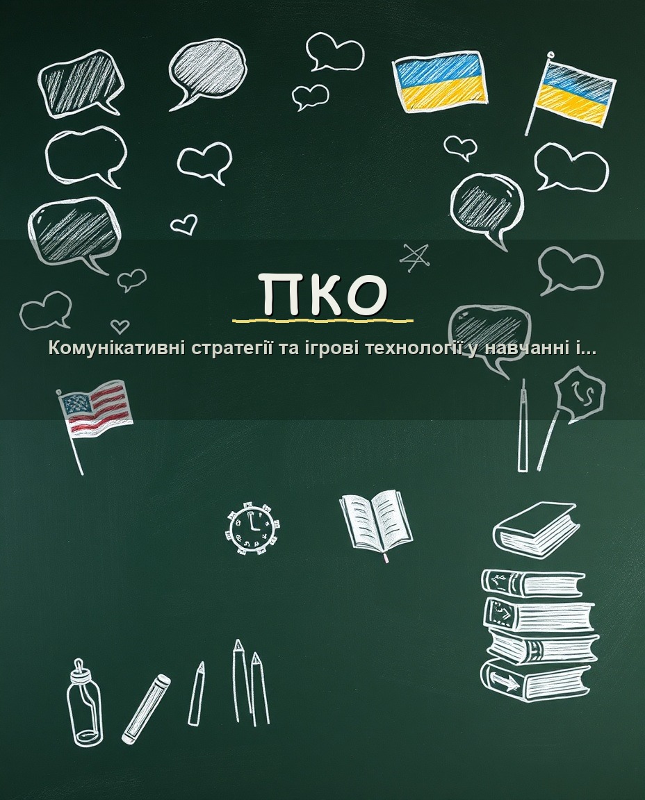 Комунікативні стратегії та ігрові технології у навчанні іноземних мов