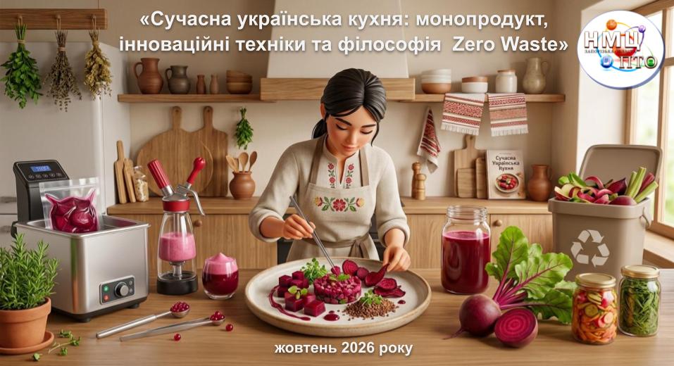 «Сучасна українська кухня: монопродукт, інноваційні техніки та філософія  Zero Waste»