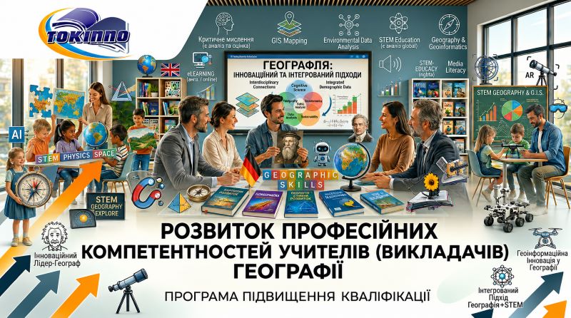 РОЗВИТОК ПРОФЕСІЙНИХ КОМПЕТЕНТНОСТЕЙ УЧИТЕЛІВ (ВИКЛАДАЧІВ) ГЕОГРАФІЇ