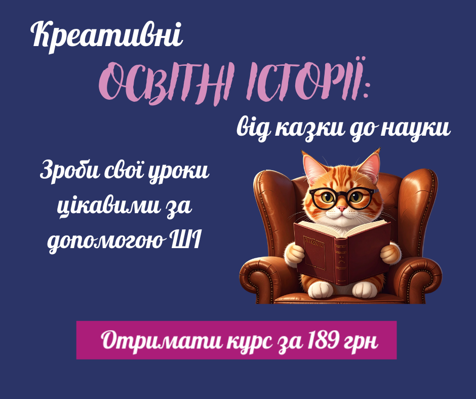 Креативні освітні історії: від казки до науки