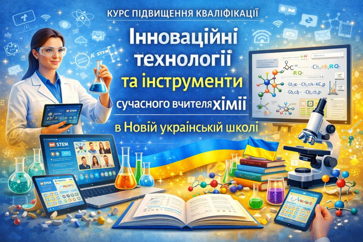 Інноваційні технології та інструменти сучасного вчителя хімії в Новій українській школі