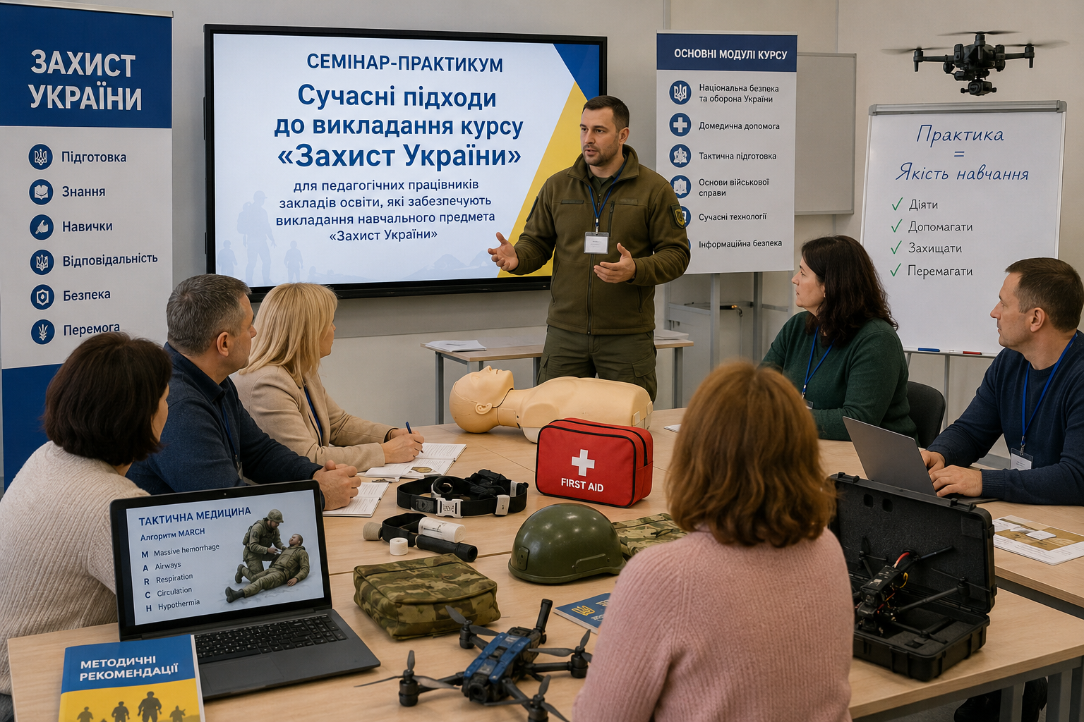 Сучасні підходи до викладання курсу «Захист України»