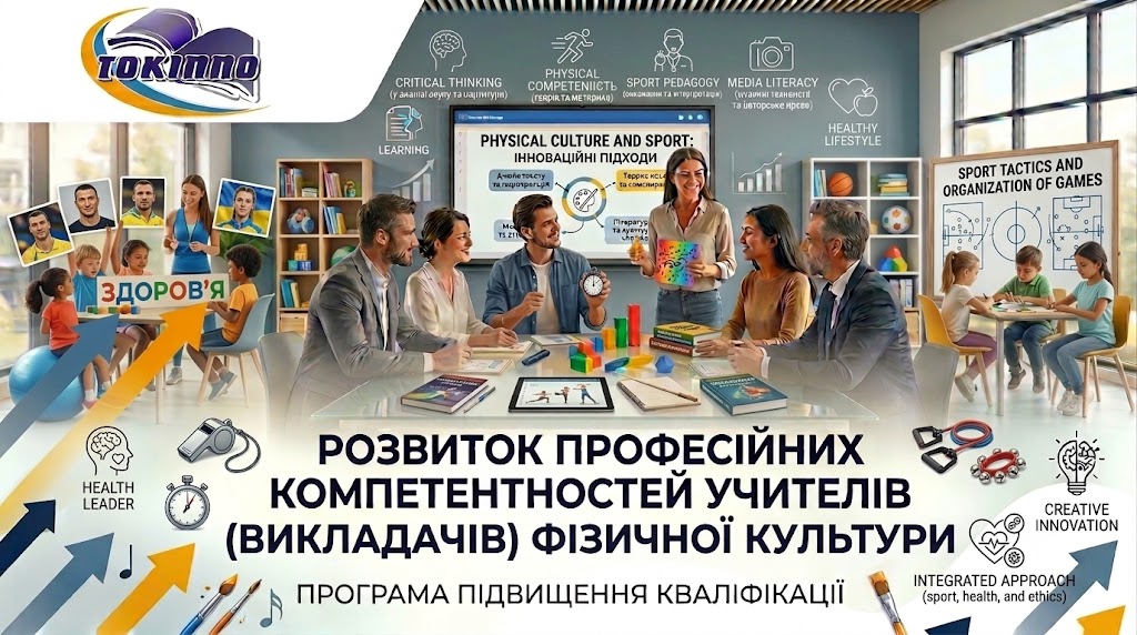 РОЗВИТОК ПРОФЕСІЙНИХ КОМПЕТЕНТНОСТЕЙ УЧИТЕЛІВ (ВИКЛАДАЧІВ) ФІЗИЧНОЇ КУЛЬТУРИ