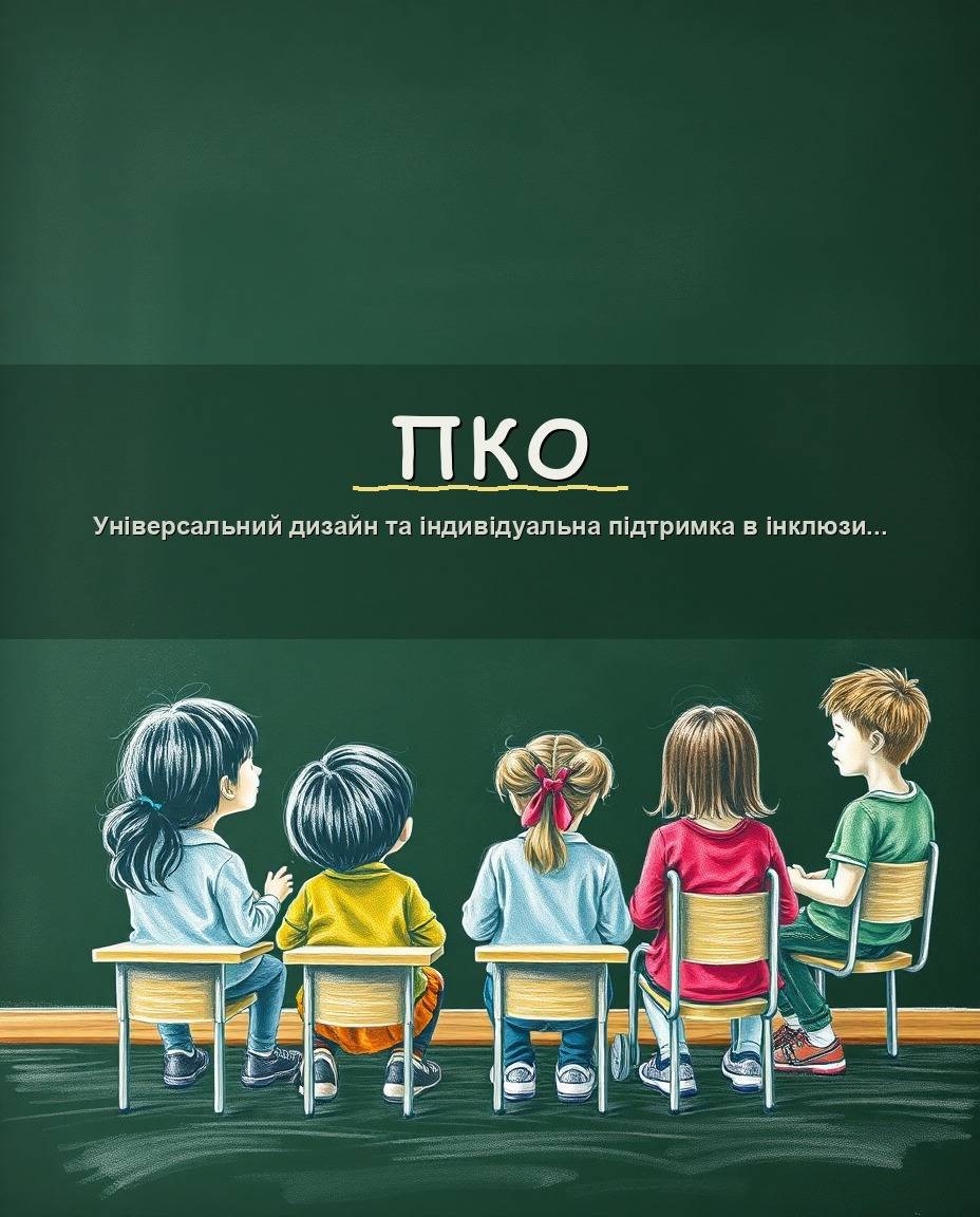 Універсальний дизайн та індивідуальна підтримка в інклюзивному класі