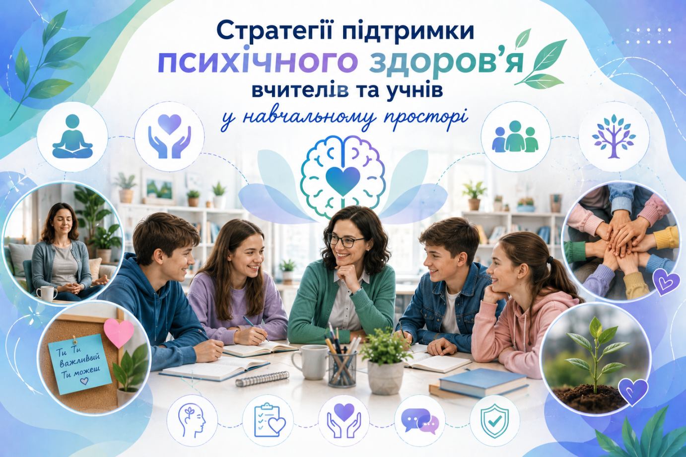 Стратегії підтримки психічного здоров’я вчителів та учнів у навчальному просторі