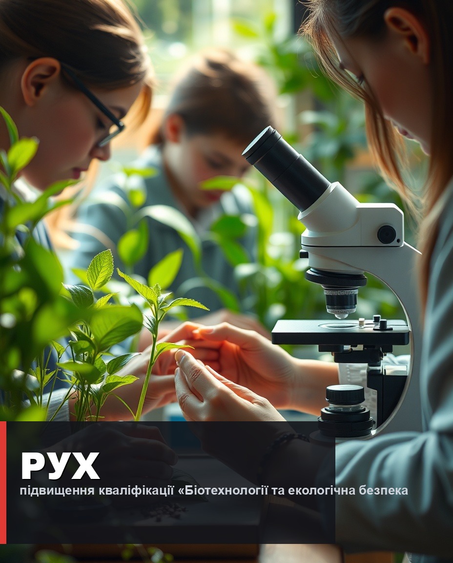 підвищення кваліфікації «Біотехнології та екологічна безпека