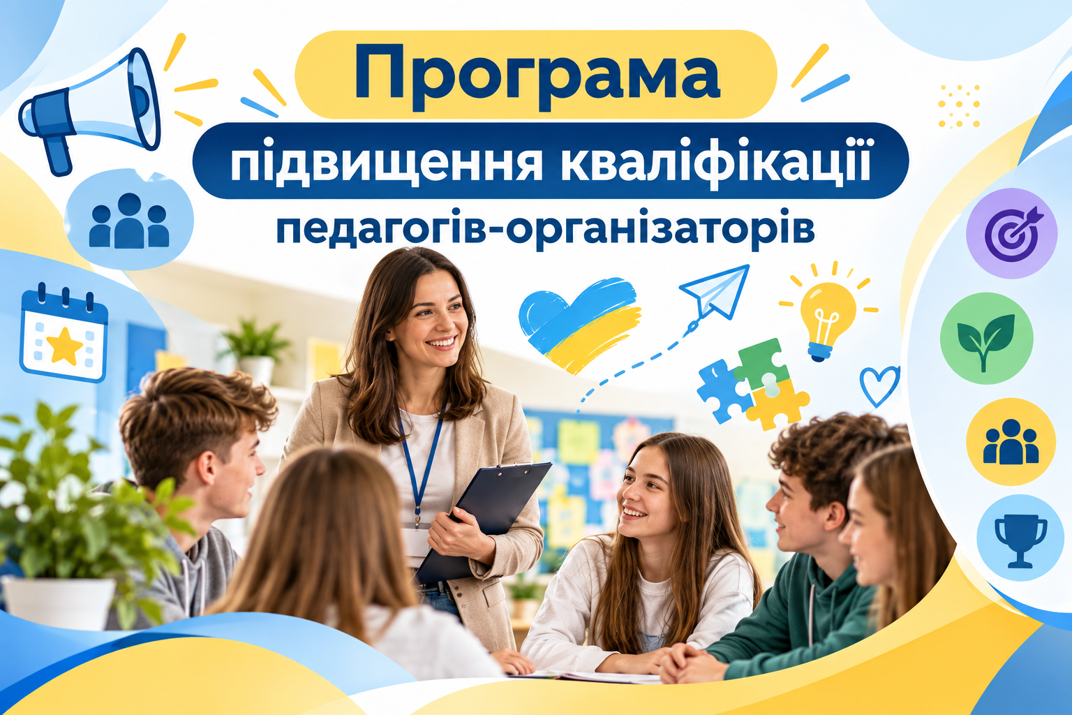 Програма підвищення кваліфікації педагогів-організаторів
