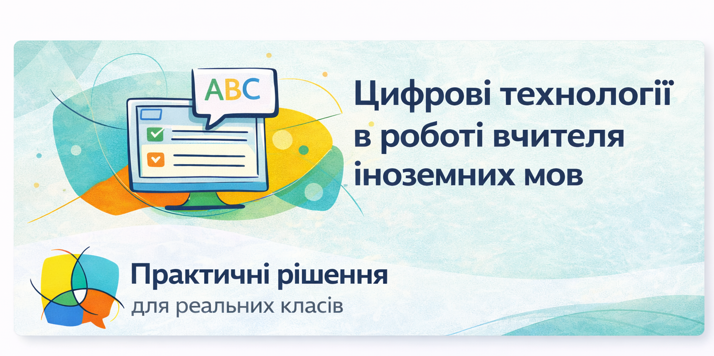 Цифрові технології у викладанні іноземної мови в Новій українській школі: реалістичні рішення для реальних класів