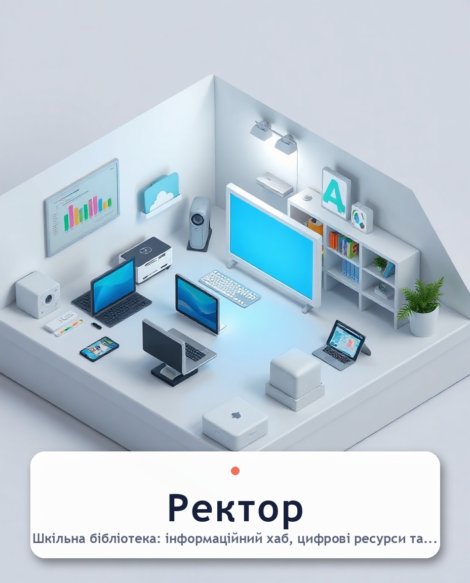 Шкільна бібліотека: інформаційний хаб, цифрові ресурси та промоція читання