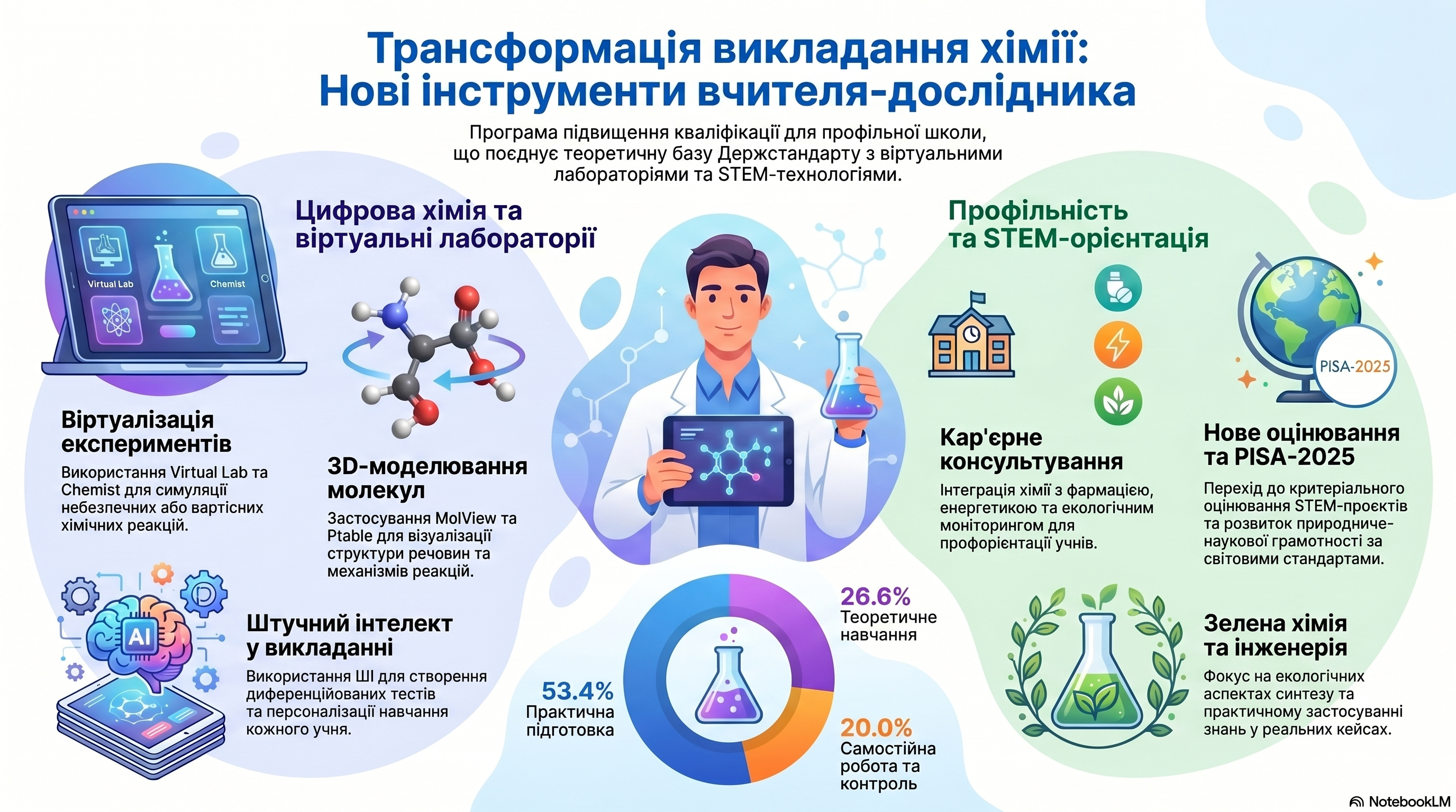«СТАРША ПРОФІЛЬНА ШКОЛА: ТРАНСФОРМАЦІЯ ПРИРОДНИЧОЇ ОСВІТИ ТА НОВІ ІНСТРУМЕНТИ ВЧИТЕЛЯ-ДОСЛІДНИКА» (Хімія)