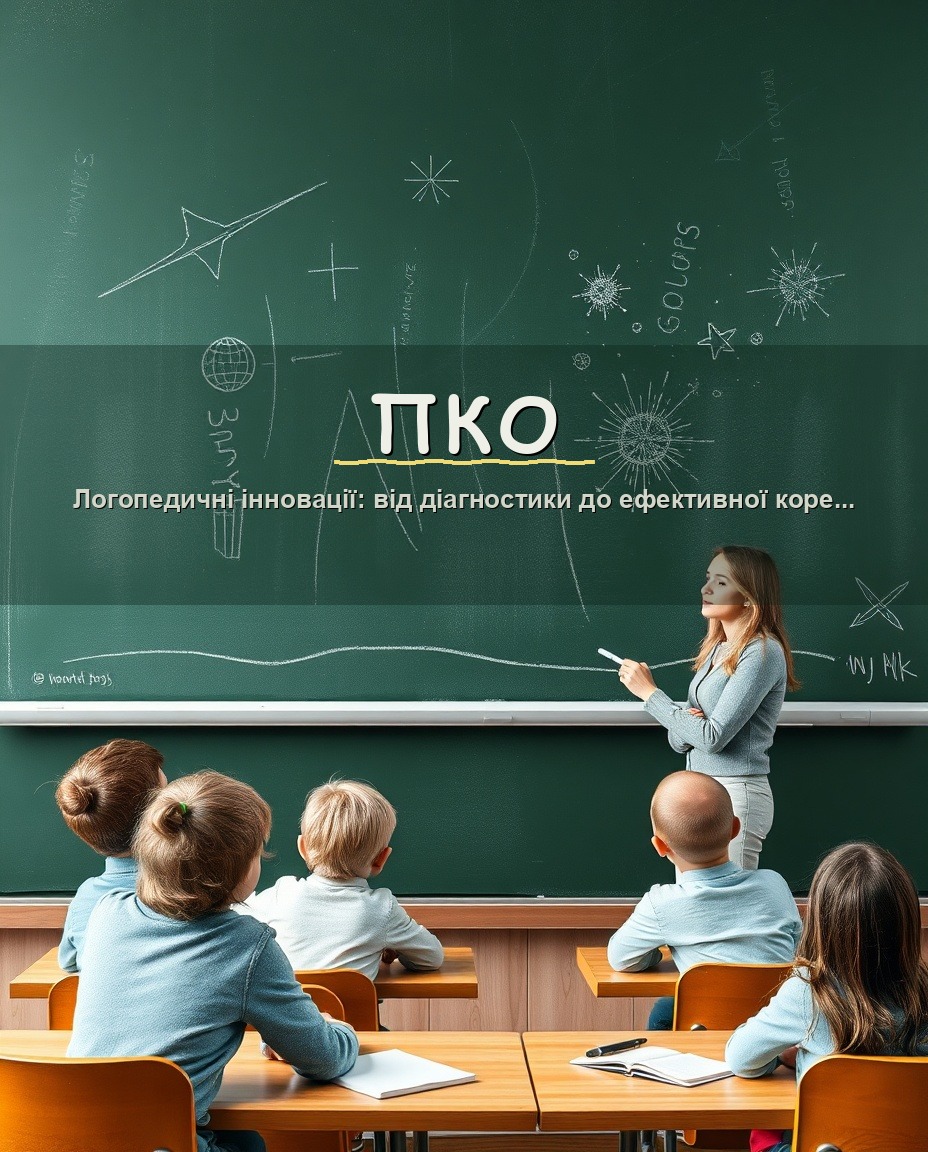 Логопедичні інновації: від діагностики до ефективної корекції