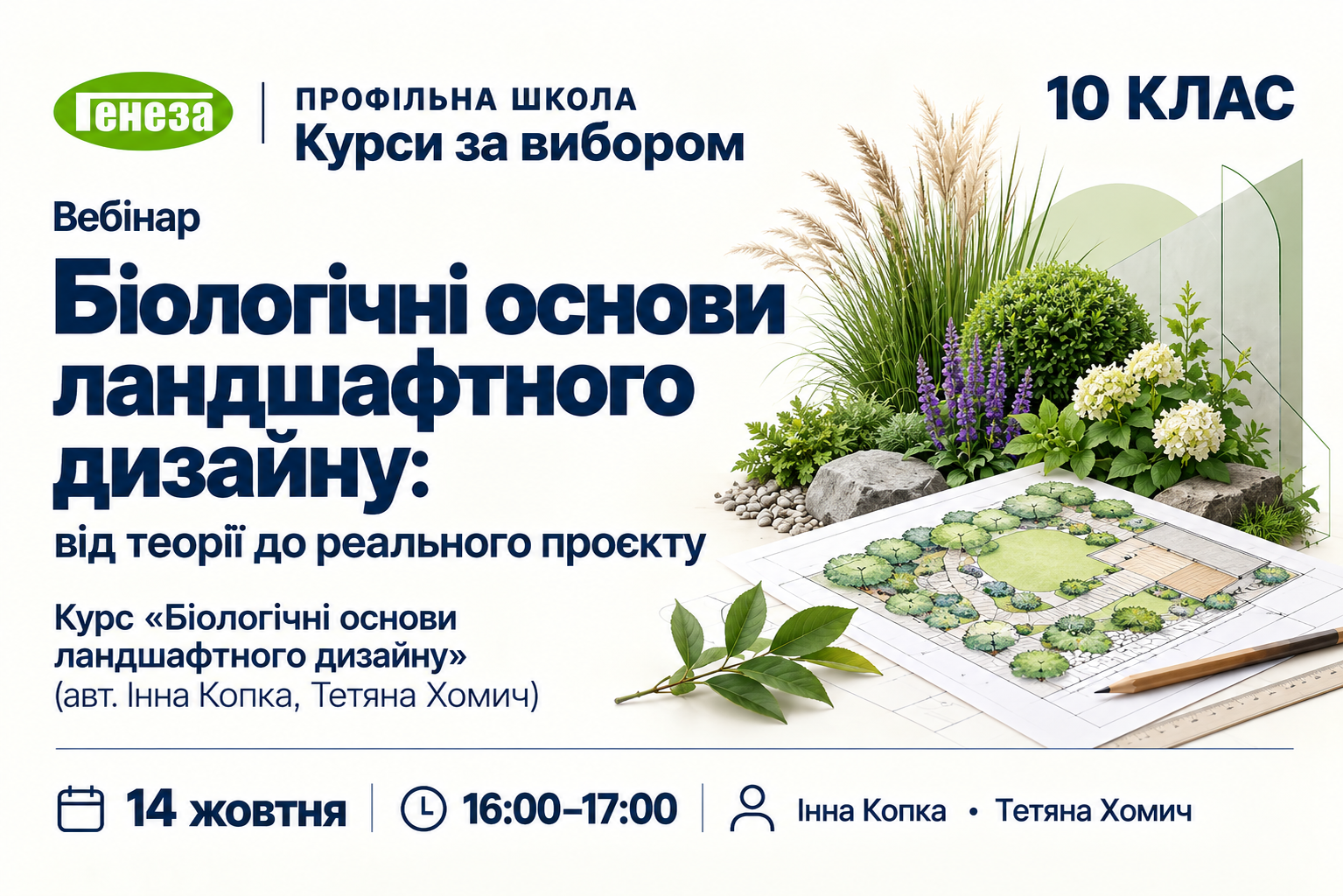 Біологічні основи ландшафтного дизайну: від теорії до реального проєкту