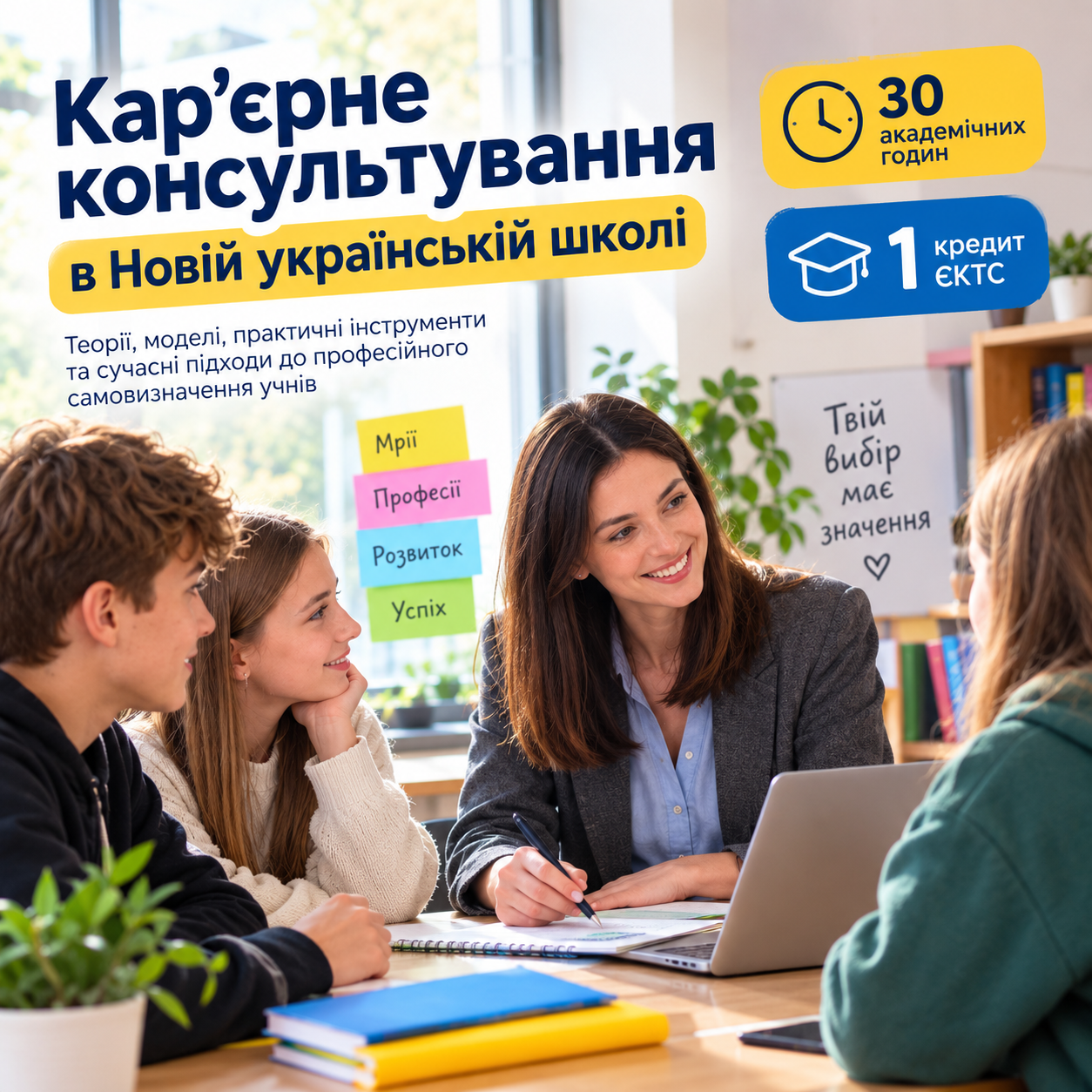 Кар’єрне консультування в Новій українській школі