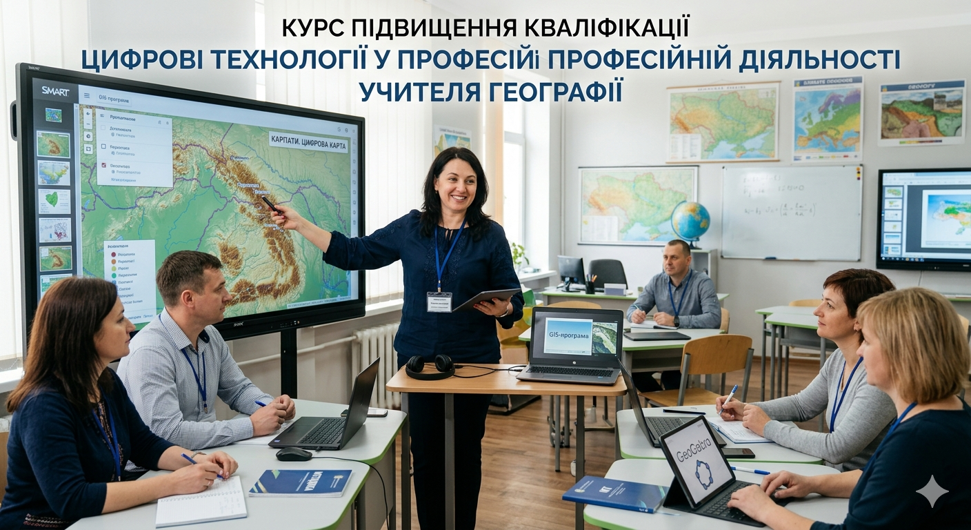 Цифрові технології у професійній діяльності учителя географії