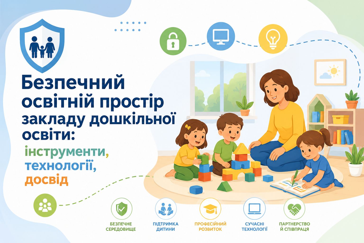 Безпечний освітній простір закладу дошкільної освіти: інструменти, технології, досвід