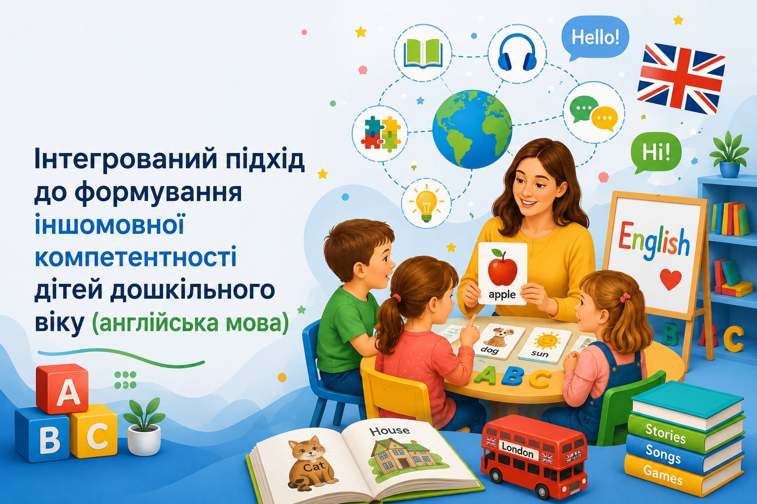 Інтегрований підхід до формування іншомовної компетентності дітей дошкільного віку (англійська мова)