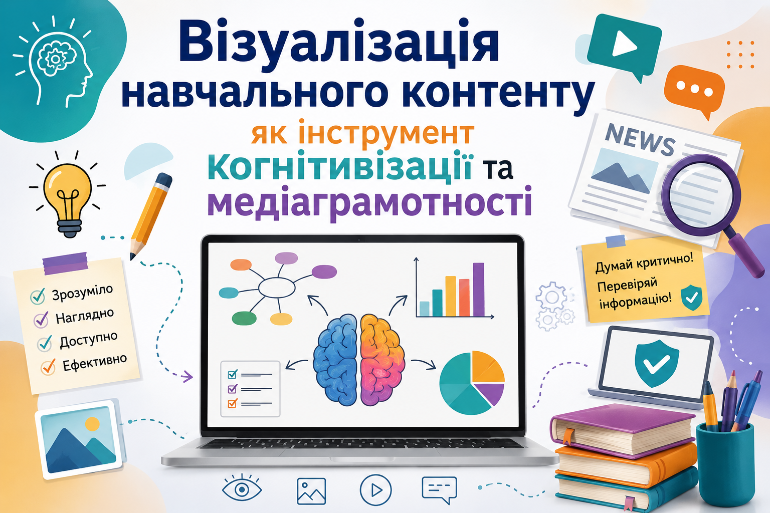ВІЗУАЛІЗАЦІЯ НАВЧАЛЬНОГО КОНТЕНТУ ЯК ІНСТРУМЕНТ КОГНІТИВІЗАЦІЇ ТА МЕДІАГРАМОТНОСТІ