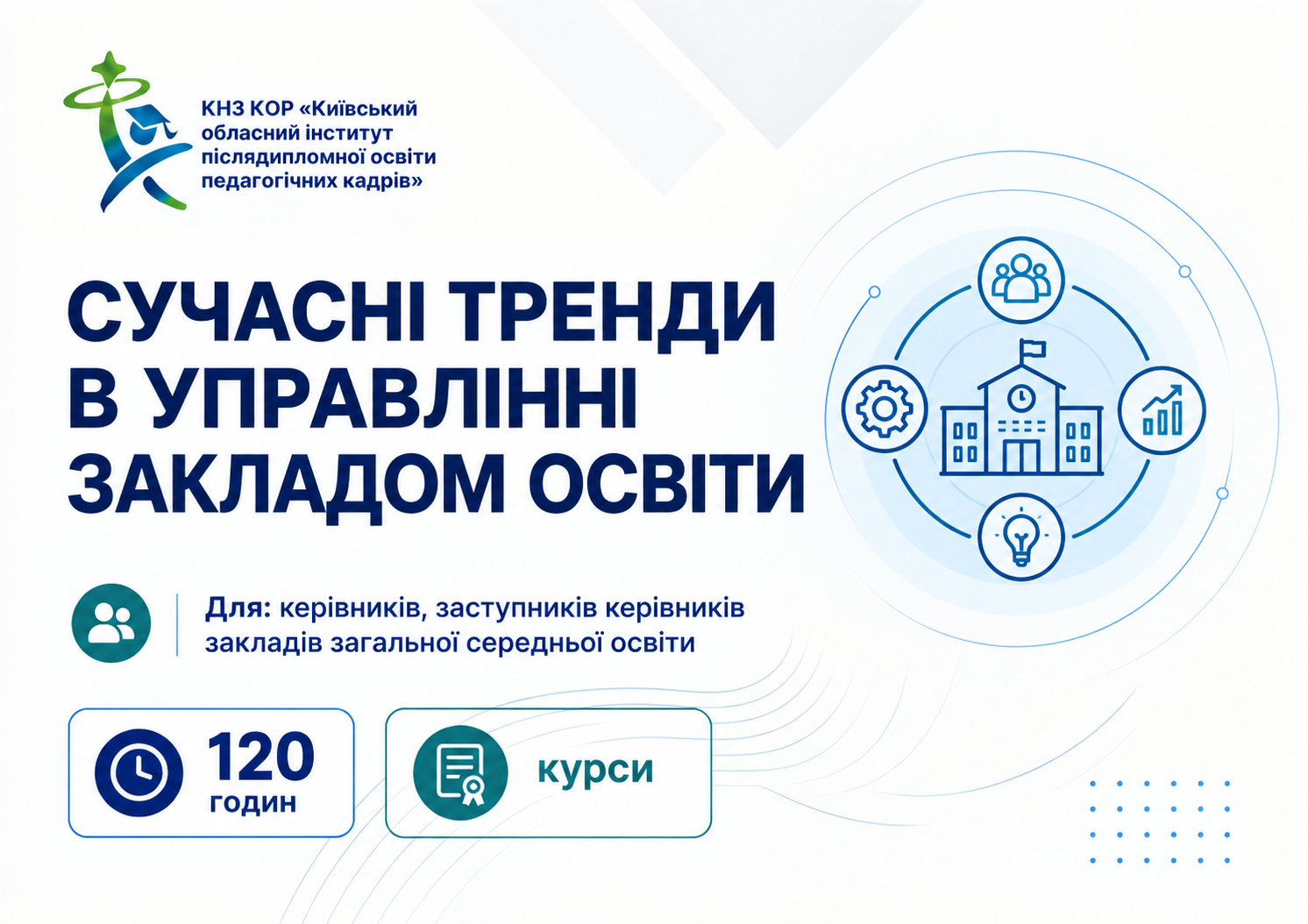 Сучасні тренди в управлінні закладом освіти