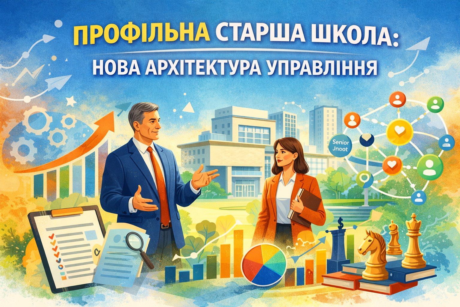 НУШ «ПРОФІЛЬНА СТАРША ШКОЛА:  НОВА АРХІТЕКТУРА УПРАВЛІННЯ»