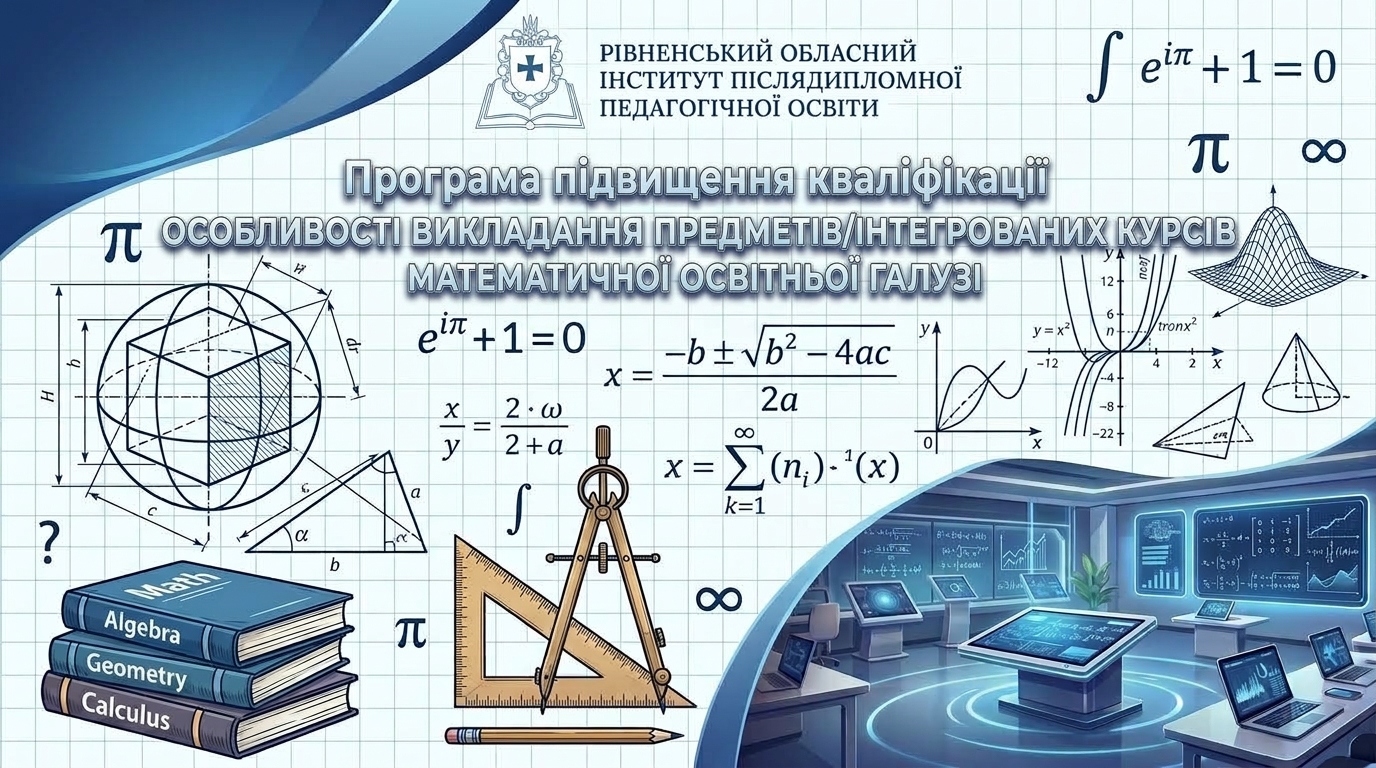 ОСОБЛИВОСТІ ВИКЛАДАННЯ ПРЕДМЕТІВ/ІНТЕГРОВАНИХ КУРСІВ МАТЕМАТИЧНОЇ ОСВІТНЬОЇ ГАЛУЗІ