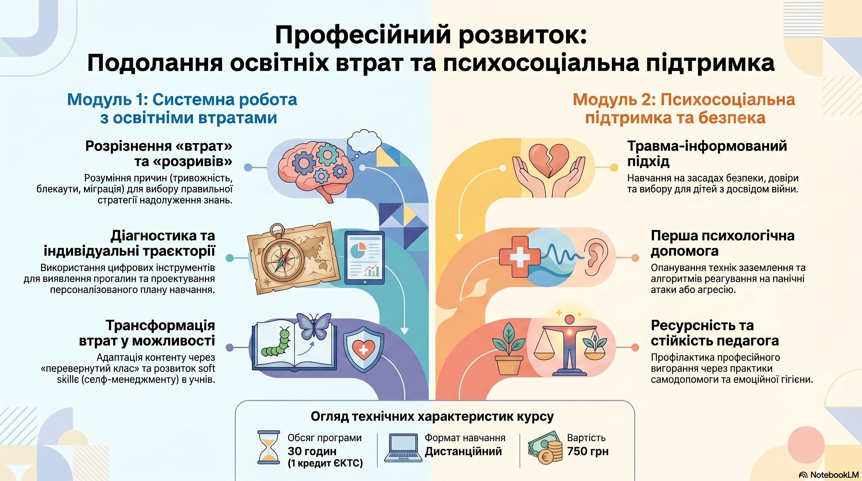 ПОДОЛАННЯ ОСВІТНІХ ВТРАТ ТА ПСИХОСОЦІАЛЬНА ПІДТРИМКА УЧАСНИКІВ ОСВІТНЬОГО ПРОЦЕСУ ПІД ЧАС НАВЧАННЯ