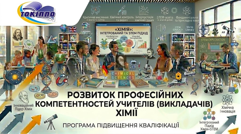 РОЗВИТОК ПРОФЕСІЙНИХ КОМПЕТЕНТНОСТЕЙ УЧИТЕЛІВ (ВИКЛАДАЧІВ) ХІМІЇ