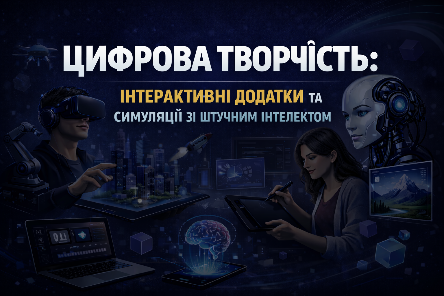 ЦИФРОВА ТВОРЧІСТЬ: ІНТЕРАКТИВНІ ДОДАТКИ ТА СИМУЛЯЦІЇ ЗІ ШТУЧНИМ ІНТЕЛЕКТОМ