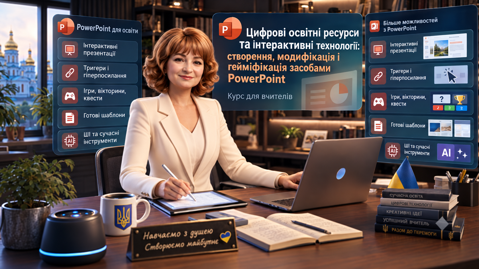 Цифрові освітні ресурси та інтерактивні технології: створення, модифікація і гейміфікація засобами PowerPoint