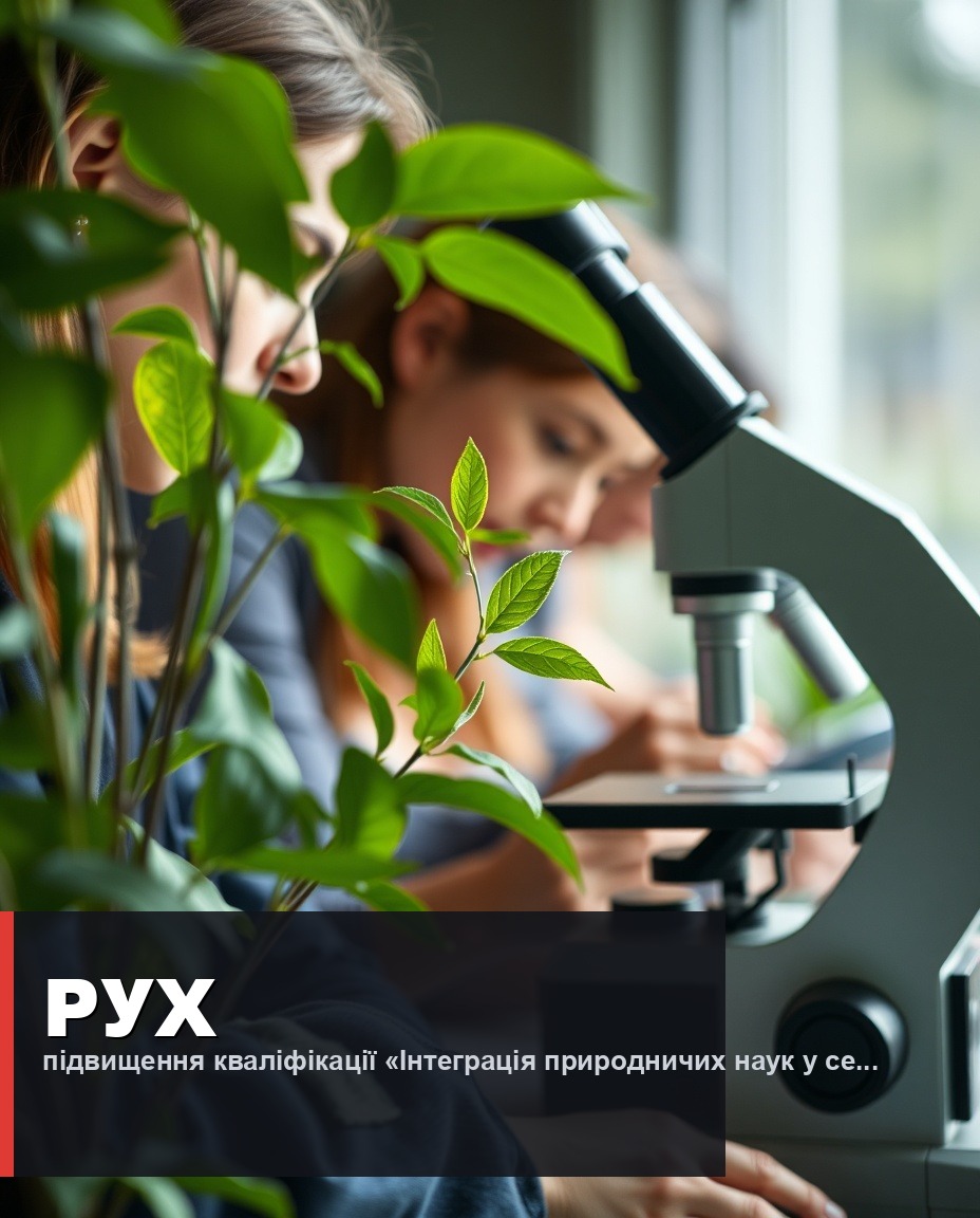 підвищення кваліфікації «Інтеграція природничих наук у середній школі