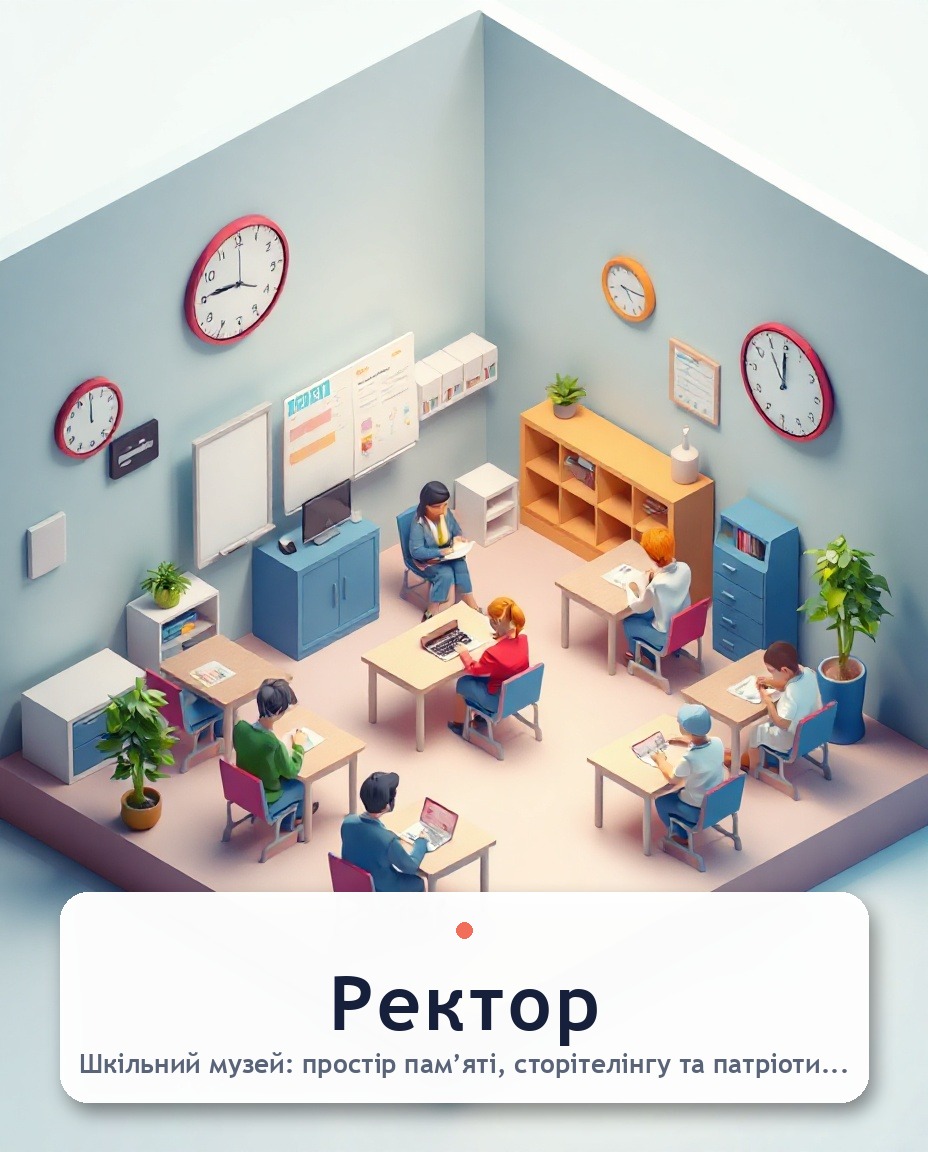 Шкільний музей: простір пам’яті, сторітелінгу та патріотичного виховання