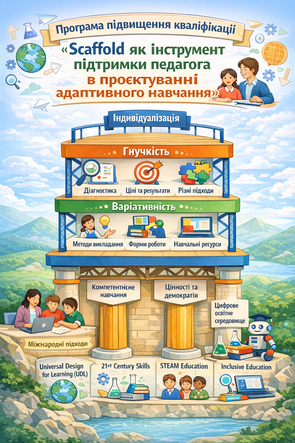 SCAFFOLD ЯК ІНСТРУМЕНТ ПІДТРИМКИ ПЕДАГОГА В ПРОЄКТУВАННІ АДАПТИВНОГО НАВЧАННЯ