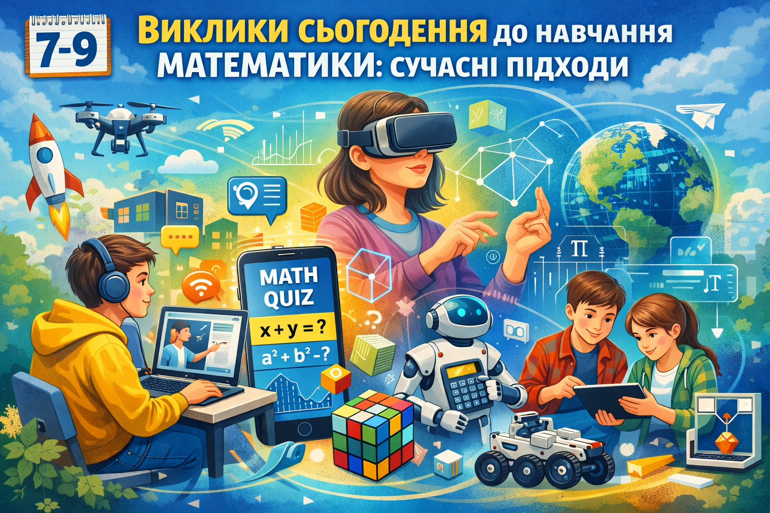 НУШ 7-9. ВИКЛИКИ СЬОГОДЕННЯ ДО НАВЧАННЯ МАТЕМАТИКИ: СУЧАСНІ ПІДХОДИ