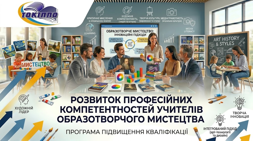 РОЗВИТОК ПРОФЕСІЙНИХ КОМПЕТЕНТНОСТЕЙ УЧИТЕЛІВ (ВИКЛАДАЧІВ) ОБРАЗОТВОРЧОГО МИСТЕЦТВА