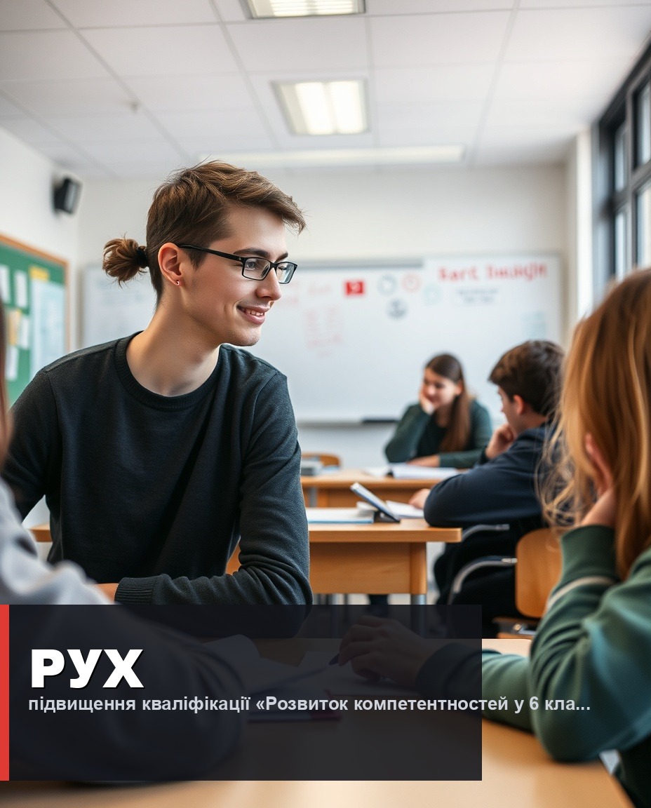 підвищення кваліфікації «Розвиток компетентностей у 6 класі НУШ