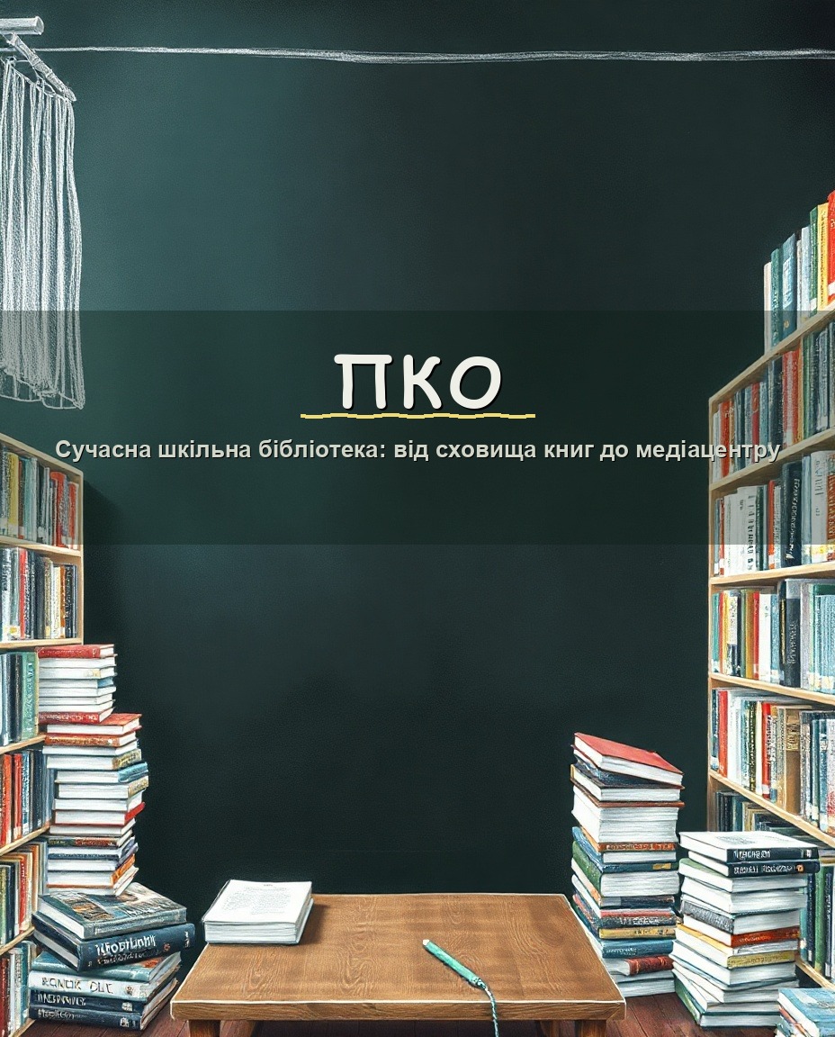 Сучасна шкільна бібліотека: від сховища книг до медіацентру