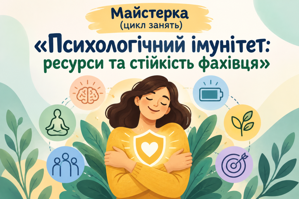 «Психологічний імунітет: ресурси та стійкість фахівця»