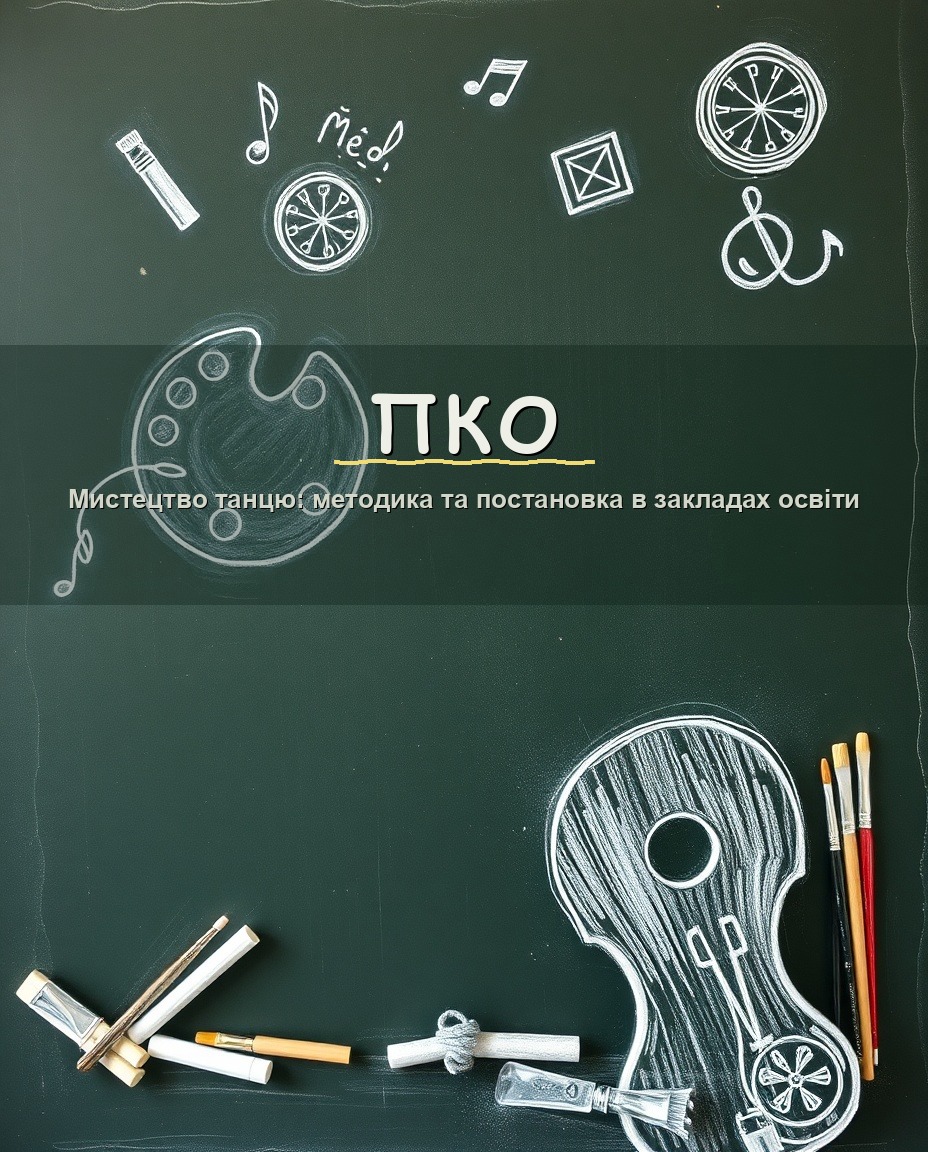 Мистецтво танцю: методика та постановка в закладах освіти