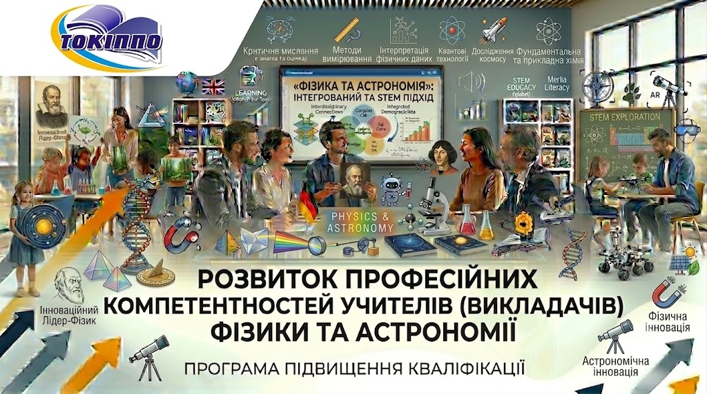 РОЗВИТОК ПРОФЕСІЙНИХ КОМПЕТЕНТНОСТЕЙ УЧИТЕЛІВ (ВИКЛАДАЧІВ) ФІЗИКИ ТА АСТРОНОМІЇ