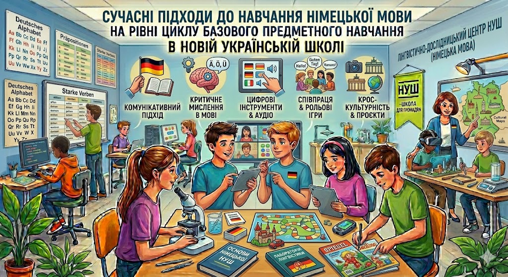 СУЧАСНІ ПІДХОДИ ДО НАВЧАННЯ ІНОЗЕМНИХ МОВ  В 9 КЛАСІ НОВОЇ УКРАЇНСЬКОЇ ШКОЛИ