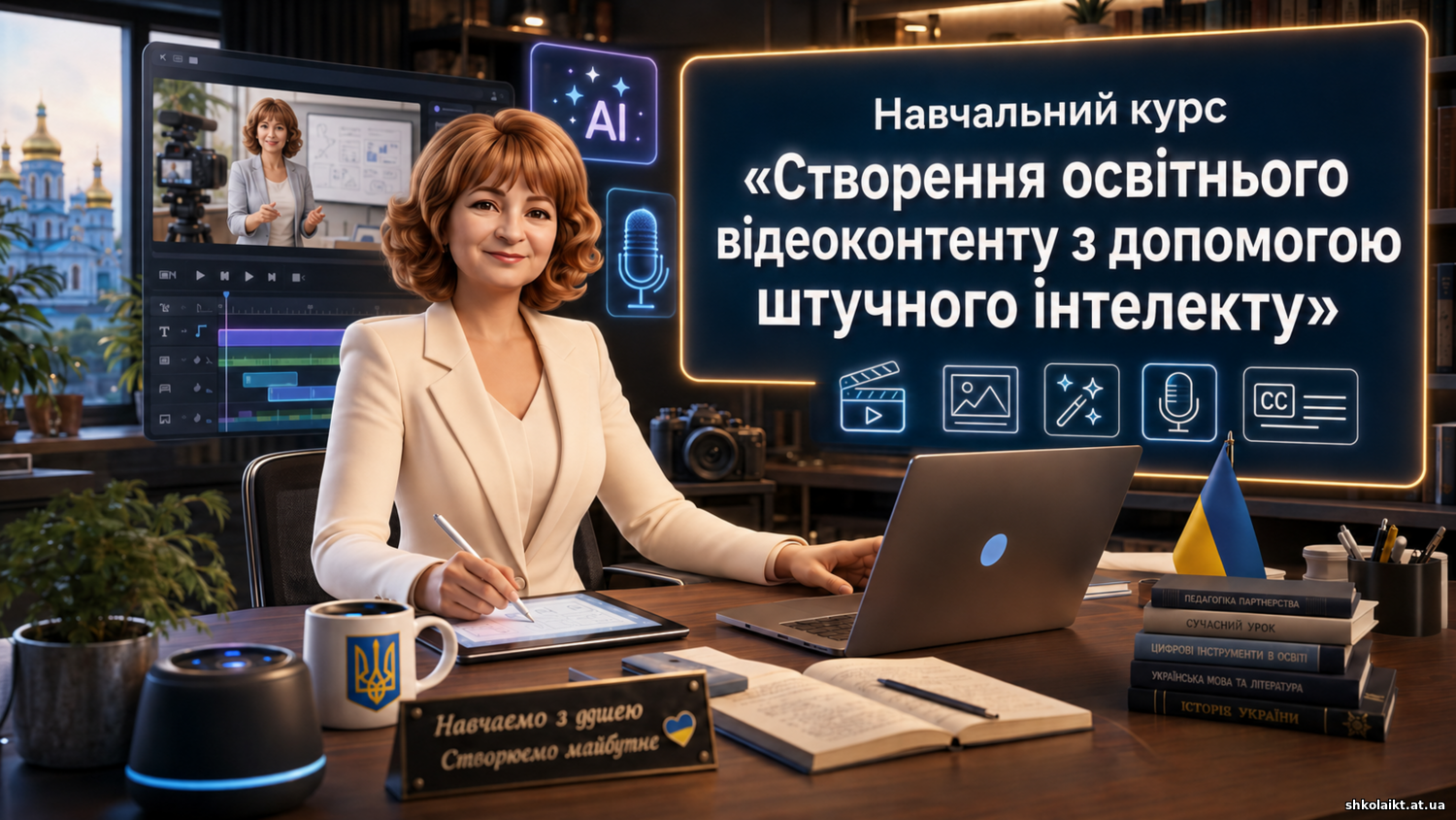 Навчальний курс «Створення освітнього відеоконтенту з допомогою штучного інтелекту»