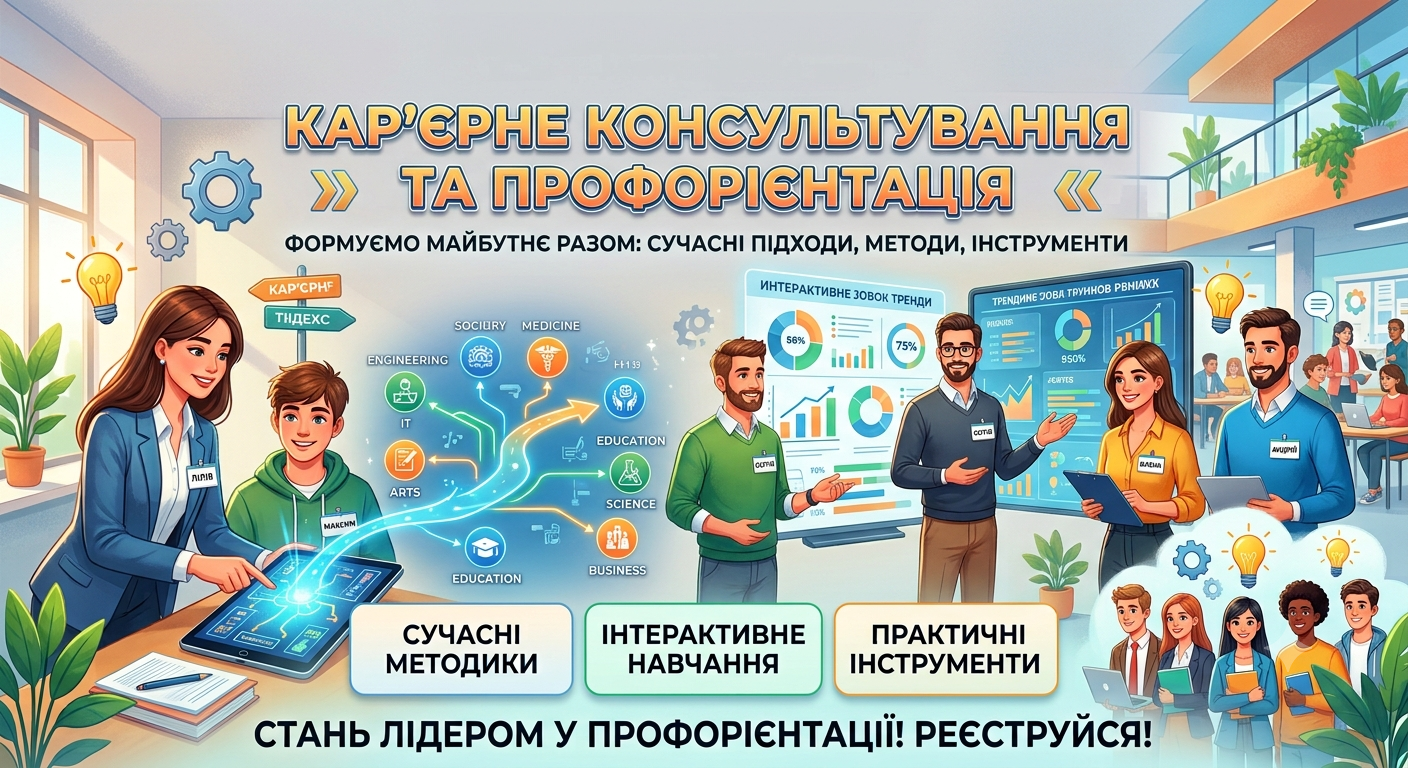 КАР’ЄРНЕ КОНСУЛЬТУВАННЯ ТА ПРОФОРІЄНТАЦІЯ