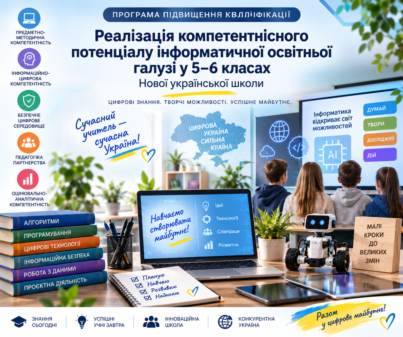 Реалізація компетентнісного потенціалу інформатичної освітньої галузі у 5–6 класах Нової української школи