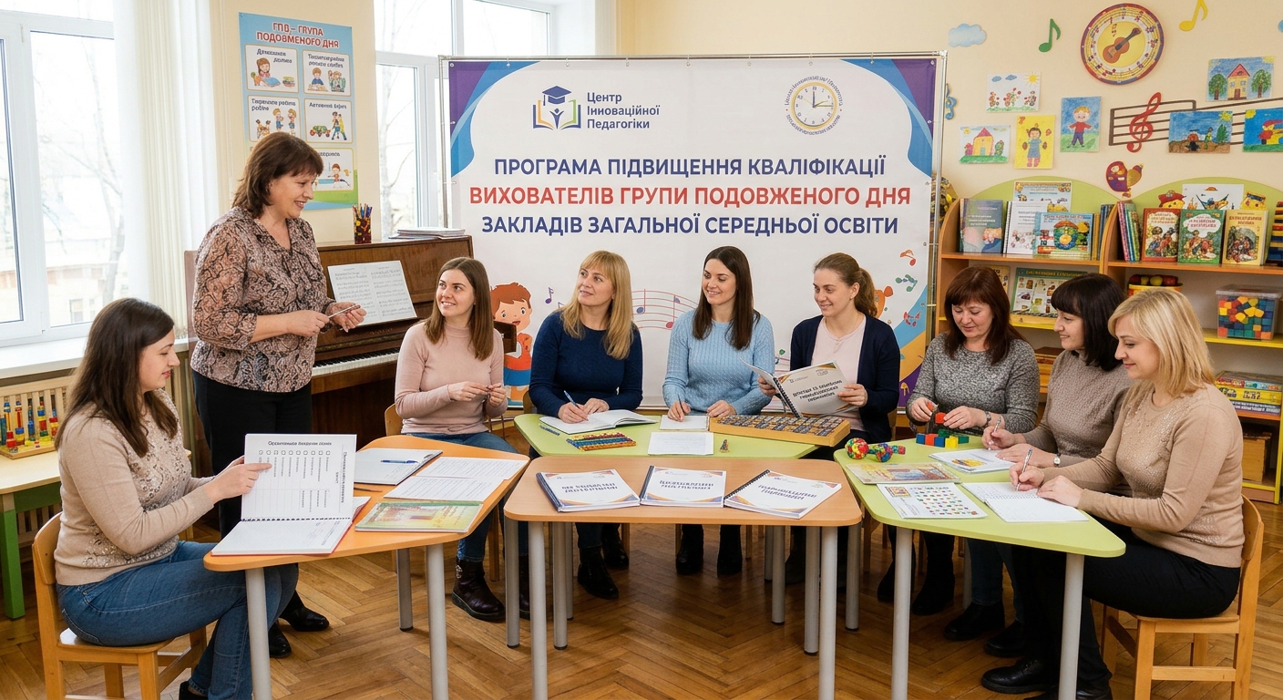 Програма підвищення кваліфікації вихователів групи подовженого дня закладів загальної середньої освіти