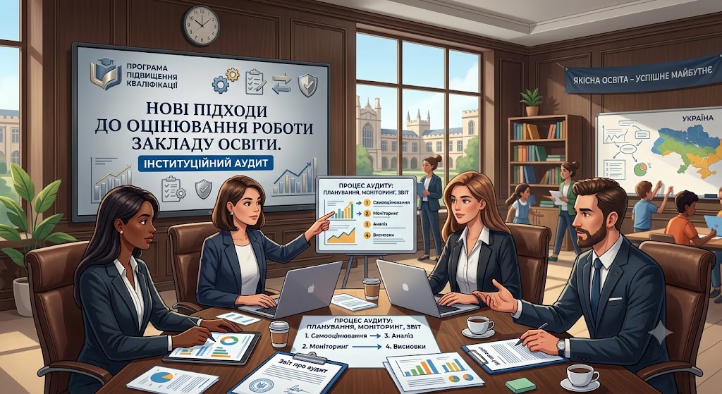 НОВІ ПІДХОДИ ДО ОЦІНЮВАННЯ РОБОТИ ЗАКЛАДУ ОСВІТИ. ІНСТИТУЦІЙНИЙ АУДИТ