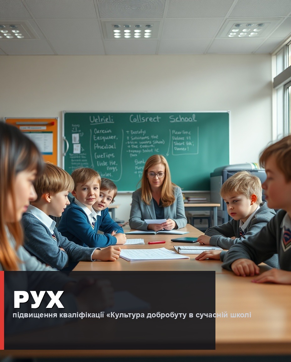підвищення кваліфікації «Культура добробуту в сучасній школі