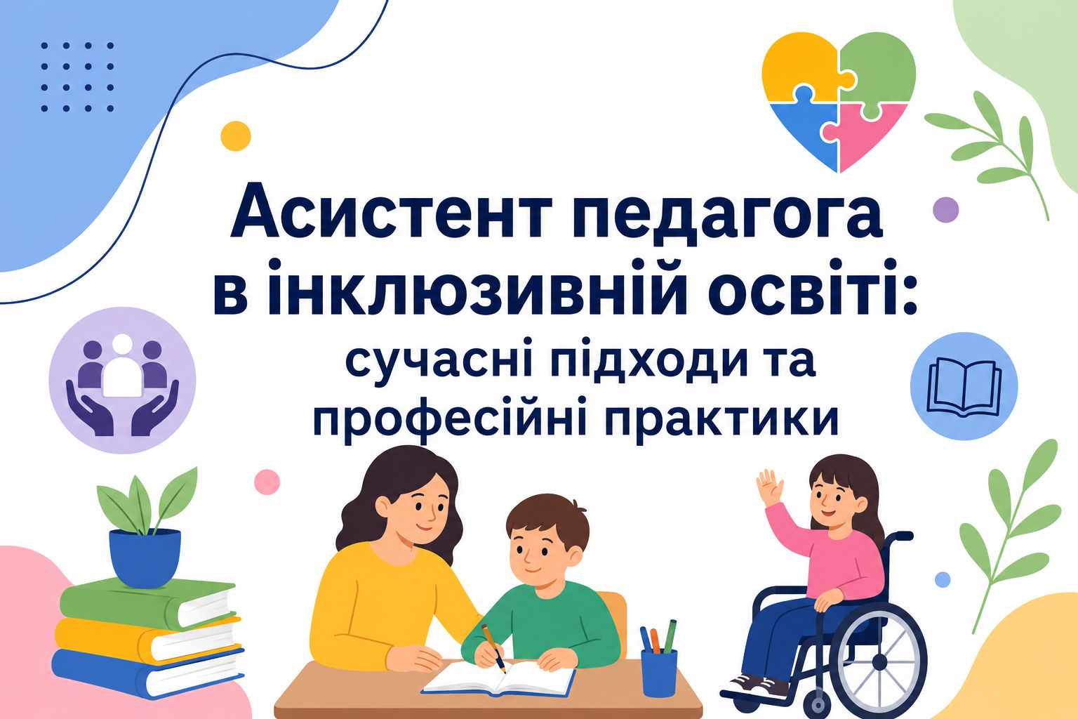 Асистент педагога в інклюзивній освіті:  сучасні підходи та професійні практики
