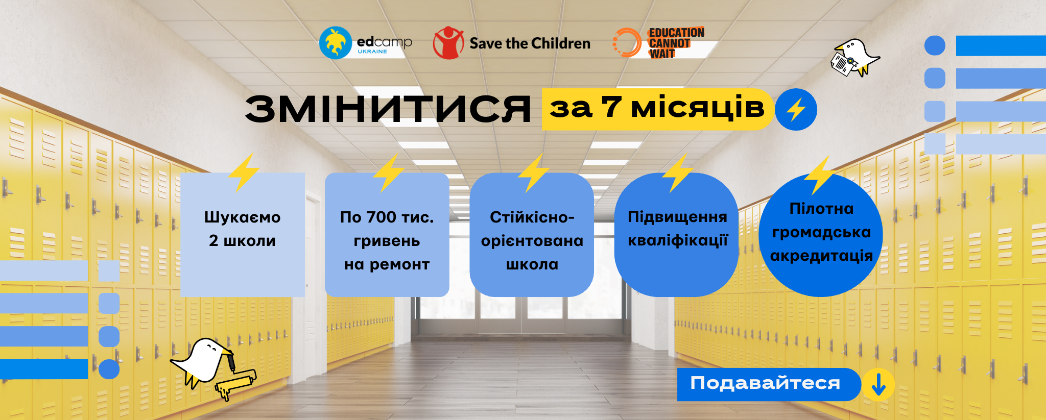 Навчання для команди педагогів проєкту «Змінитися за 7 місяців»