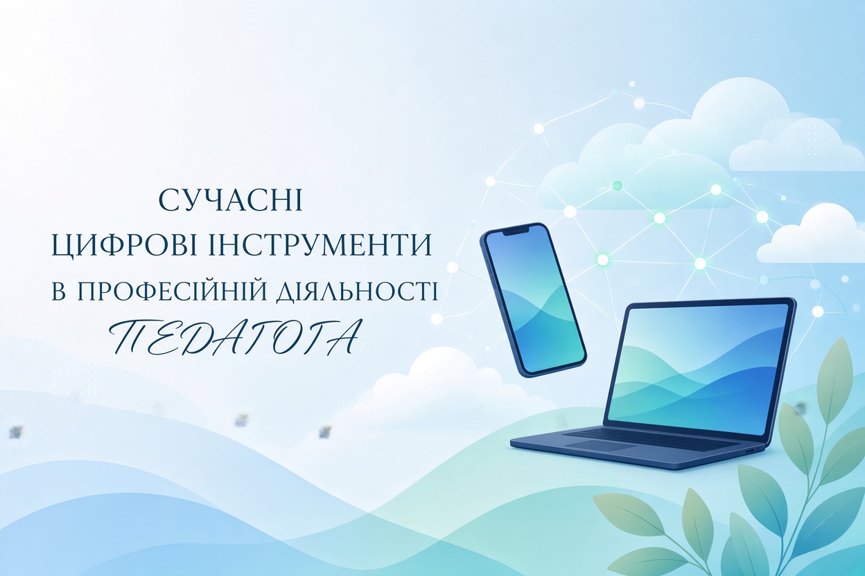 СУЧАСНІ ЦИФРОВІ ІНСТРУМЕНТИ В ПРОФЕСІЙНІЙ ДІЯЛЬНОСТІ ПЕДАГОГА